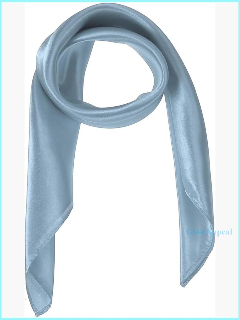 Satin Square Scarf 60x60cm Lightweight Fashion Accessory for Women